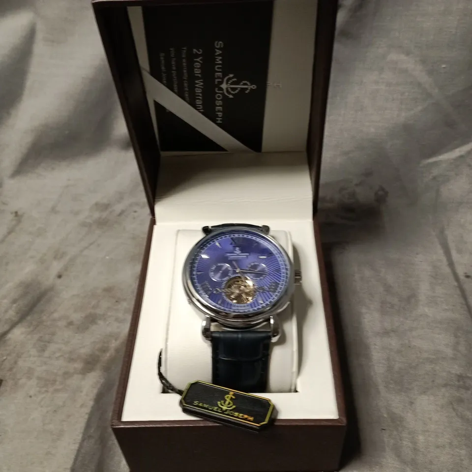 SAMUEL JOSEPH AUTOMATIC LIMITED EDITION SILVER WATCH