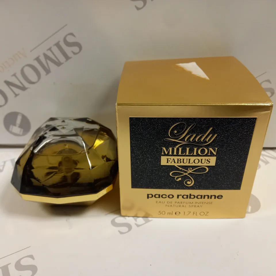 BOXED PACO RABANNE LADY MILLION FABULOUS EAU DE PARFUM 50ML