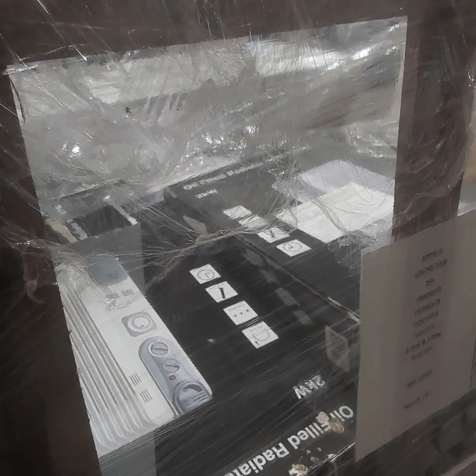 PALLET CONTAINING APPROXIMATELY 24x DESIGNER PORTABLE ELECTRIC HEATERS