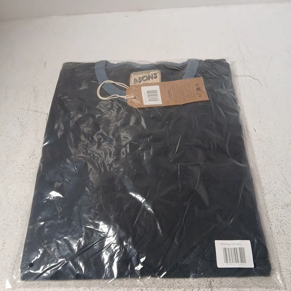 &SONS TRADING CO T-SHIRT NAVY, L