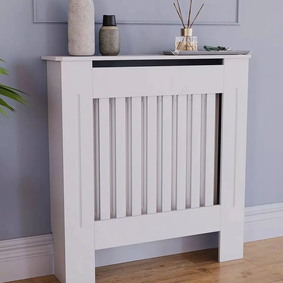 VIDA DESIGNS CHELSEA SMALL RADIATOR COVER WHITE - COLLECTION ONLY 