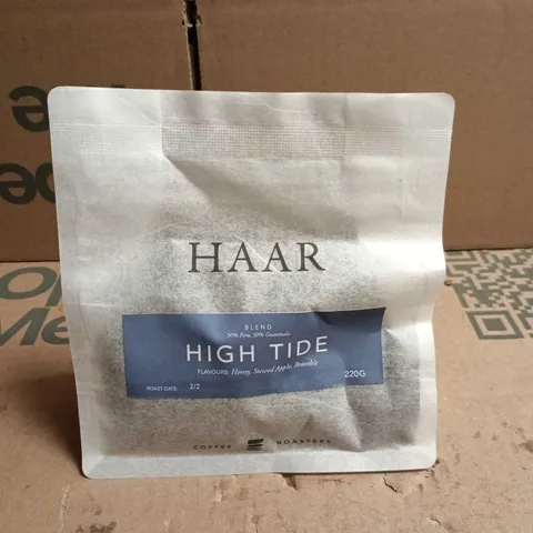 APPROXIMATELY 8 SEALED HAAR HIGH TIDE HONEY & APPLE COFFEE - 220G
