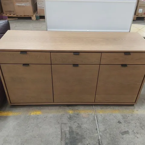 WINSOR WOODEN SIDEBOARD WITH 3 SOFT CLOSE DRAWERS, 3 SOFT CLOSE DOORS