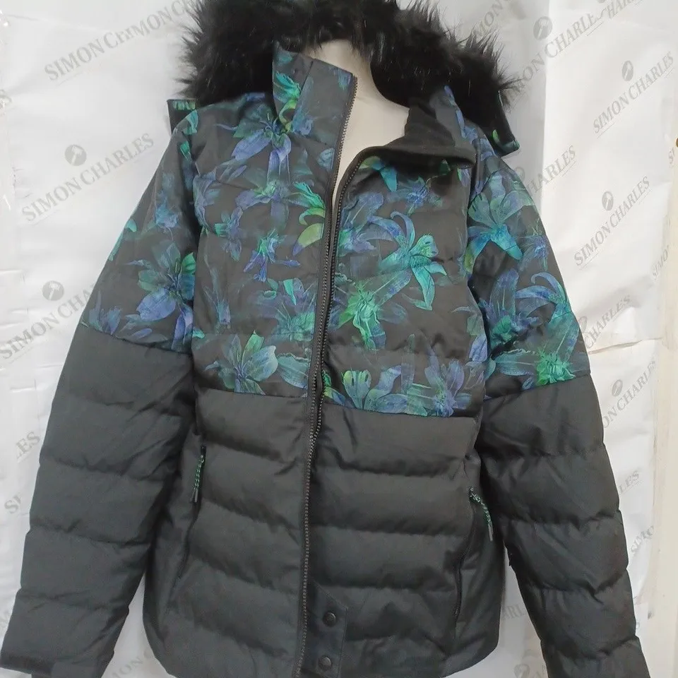 MOUNTAIN WAREHOUSE AVALANCHE PRINTED WOMENS PADDED SKI JACKET - UK 20