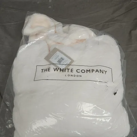 THE WHITE COMPANY BATHROBE – WHITE PLUSH, SEALED 