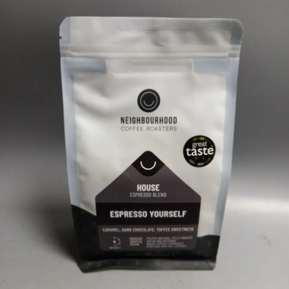 NEIGHBOURHOOD COFFEE ROASTERS HOUSE ESPRESSO BLEND COFFEE BEANS 250G