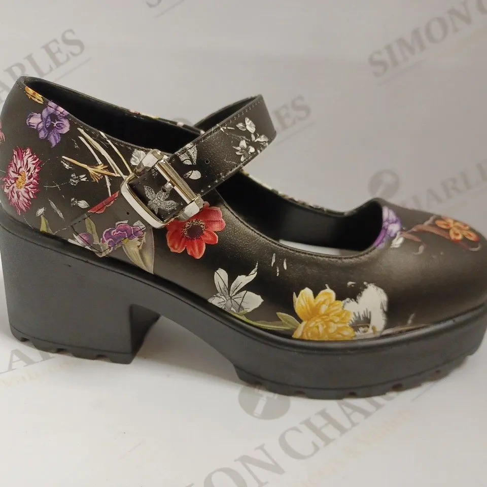 KOI VEGAN TIRA MARY JANES 'FLORAL EDITION' - SIZE 6
