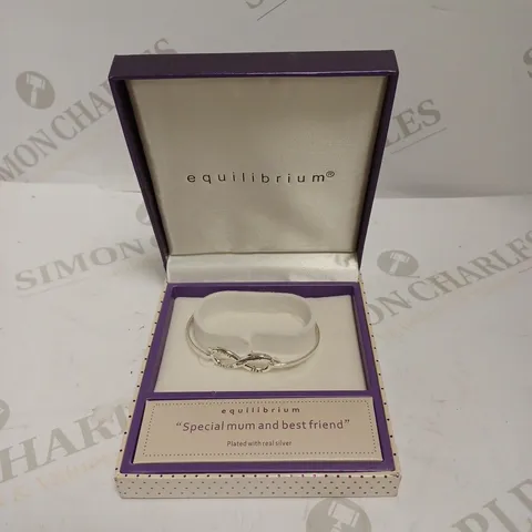 EQUILIBRIUM 'SPECIAL MUM' SILVER PLATED BRACELET