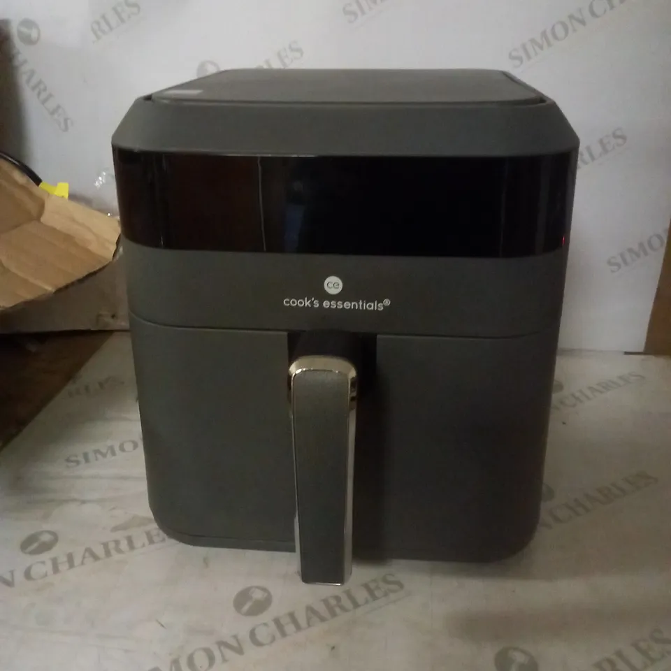 COOK'S ESSENTIALS 5.8L AIR FRYER IN SLATE GREY