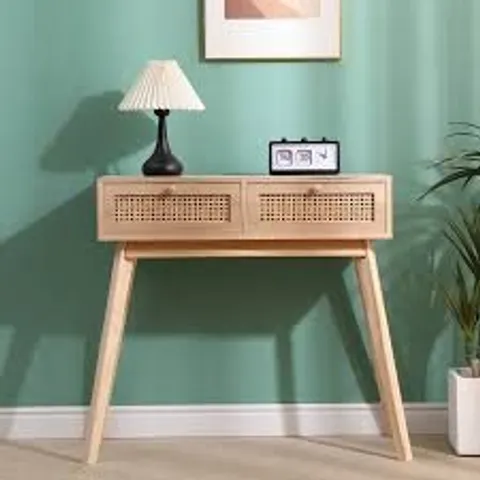 BOXED IAKOVO 90cm CONSOLE TABLE (1 BOX)