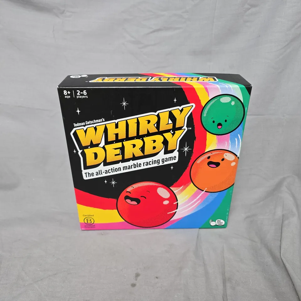 BOXED AND SEALED TEDMAN GETSCHMANS WHIRLY DERBY MARBLE RACING GAME