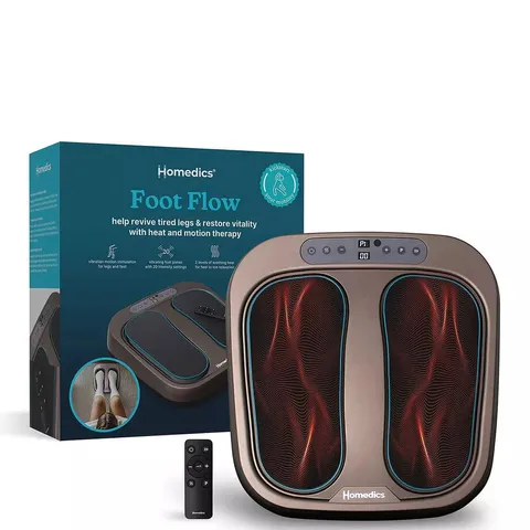 BOXED HOMEDICS FOOT FLOW VIBRATION FOOT MASSAGER