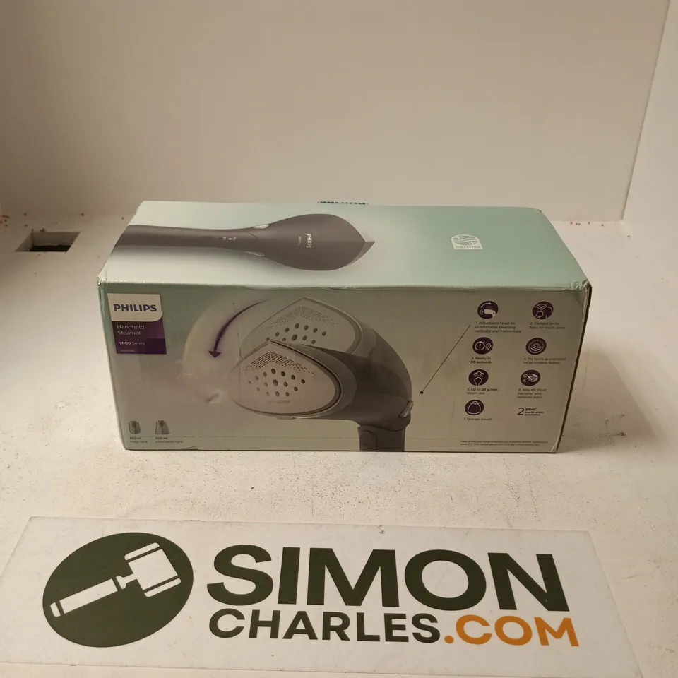 BOXED PHILIPS HANDHELD STEAMER 7000 SERIES 