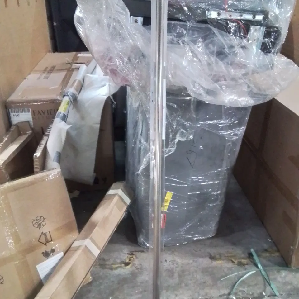 BOXED ADYSSON SILVER ADJUSTABLE 5.59CM SINGLE CURTAIN POLE