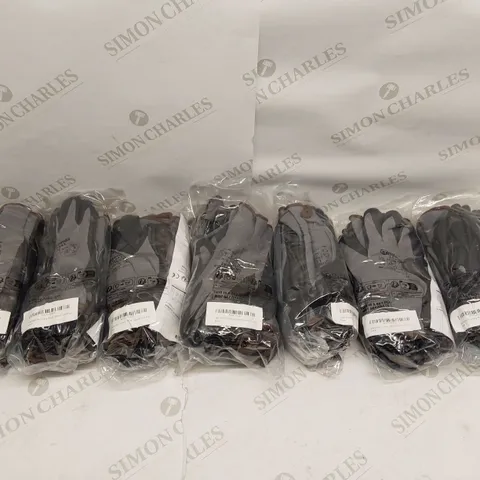 BOX OF APPROXIMATELY 8X 6 PAIRS OF BRAND NEW ANDANDA SAFETY WORK GLOVES (SIZE MEDIUM)