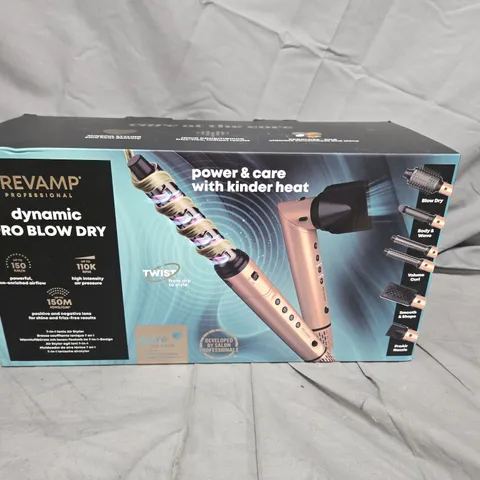 REVAMP PROFESSIONAL DYNAMIC PRO BLOW DRY HAIR DRYER – BOXED