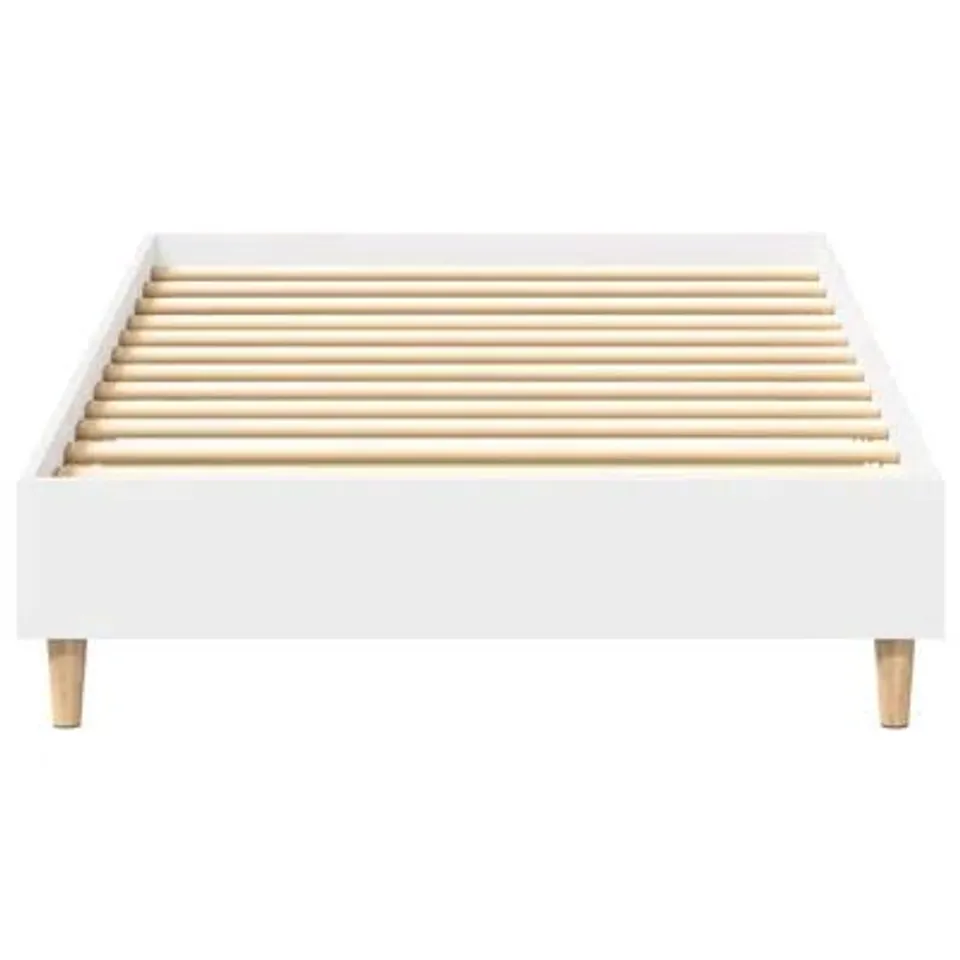 BOXED BED FRAME NO MATTRESS ENGINEERED WOOD - SIZE UNSPECIFIED
