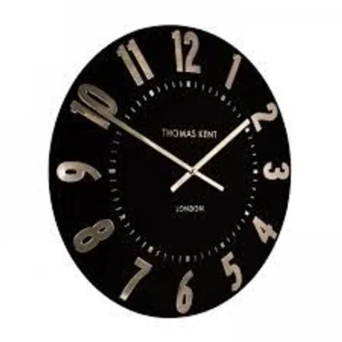 20" JUL ERRY WALL CLOCK NOIR