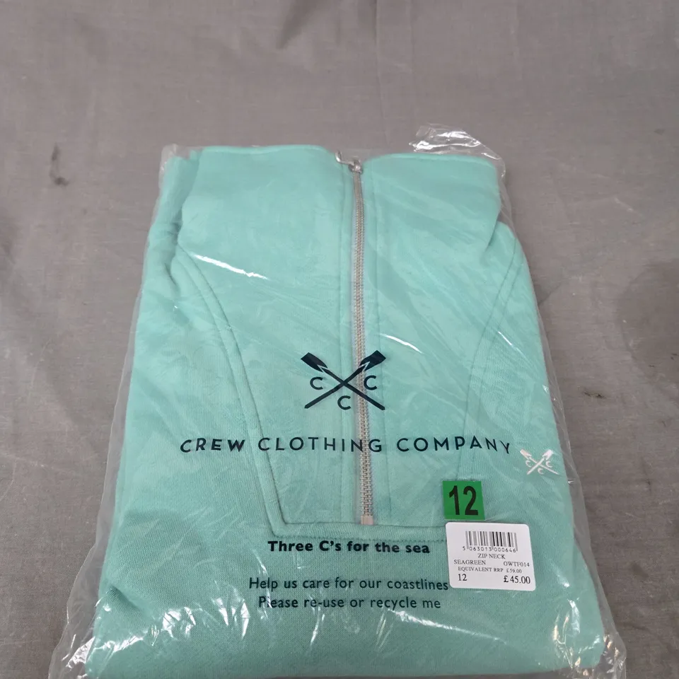 SEALED CREW CLOTHING COMPANY ZIP NECK JACKET SIZE 12