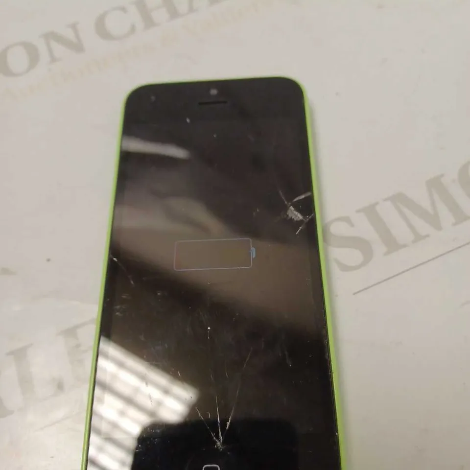 APPLE IPHONE 5C GREEN MODEL A1532