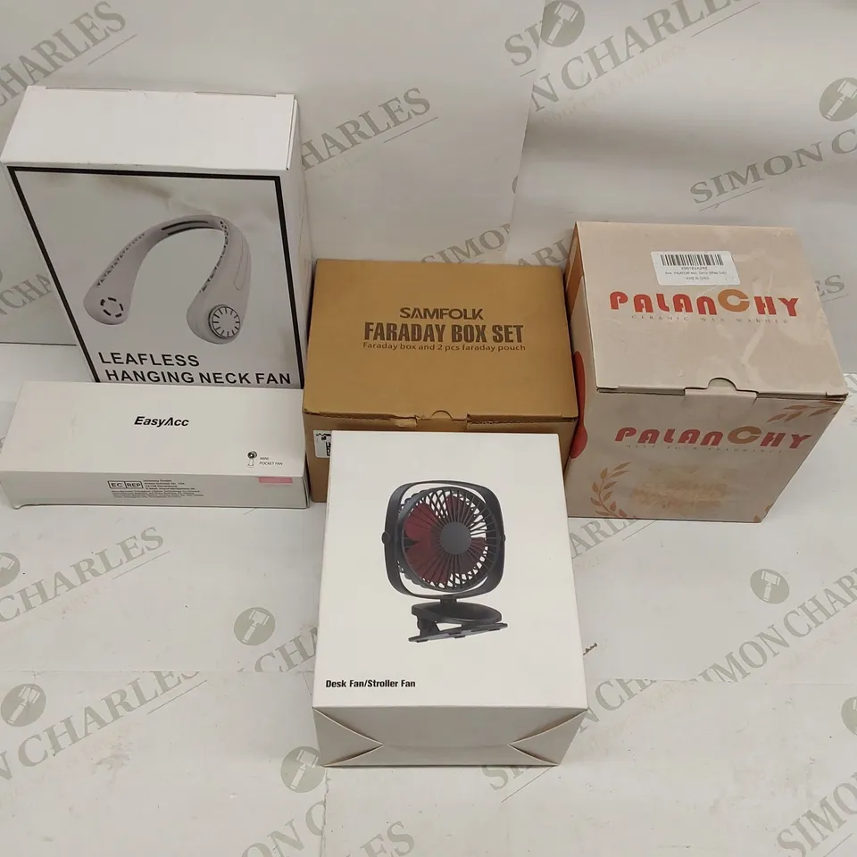 BOX OF APPROXIMATELY 5X BRAND NEW ASSORTED ELECTRICALS AND ACCESSORIES TO INCLUDE;