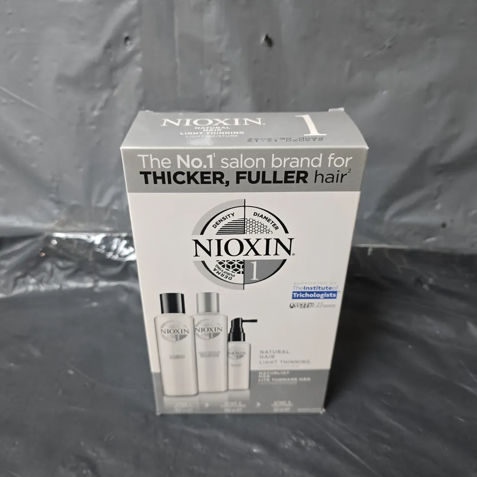 BOXED NIOXIN CHEMICALLY TREATED HAIR PROGRESSED THINNIG INTENSE MOISTURE KIT 