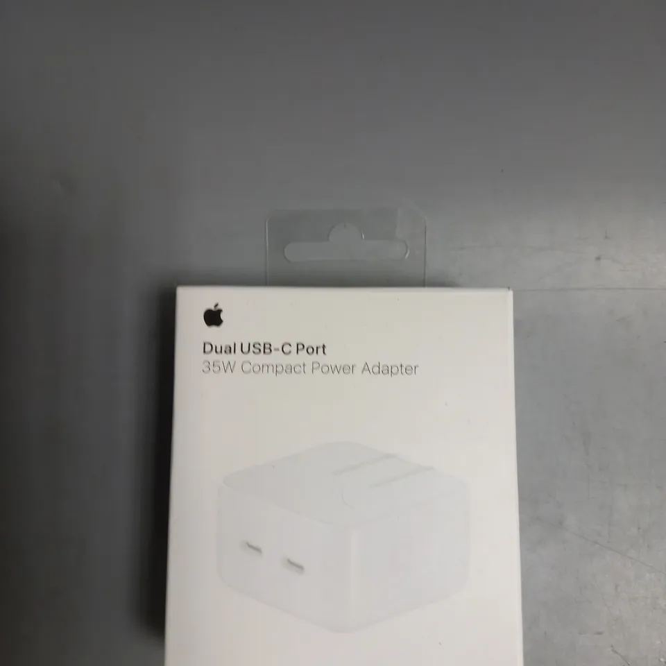 APPLE DUAL USB-C PORT 35W COMPACT POWER ADAPTER