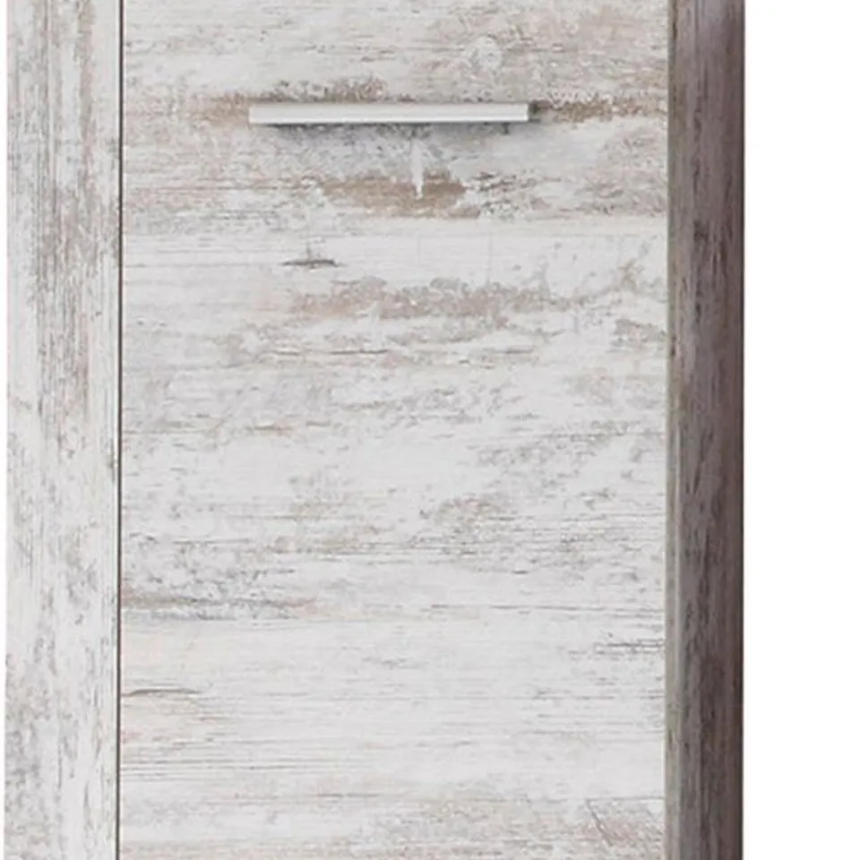 BOXED CALI 1-DOOR BATHROOM STORAGE UNIT - CANYON WHITE PINE