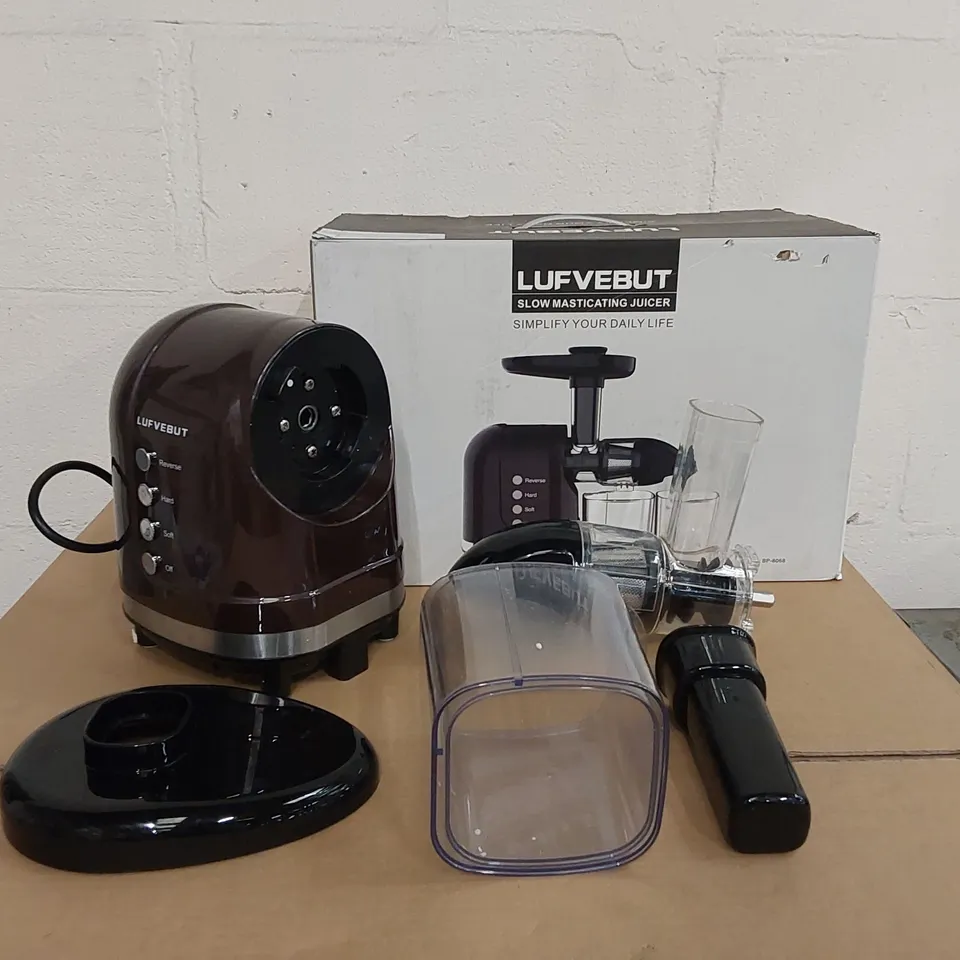 BOXED LUFVEBUT BP-8068 SLOWLY MASTICATING JUICER (1 BOX)