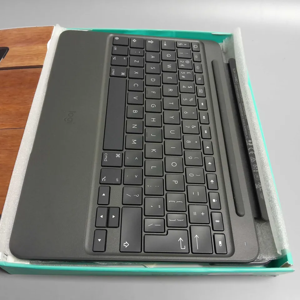 BOXED LOGITECH SLIM COMBO FOR IPAD 5TH AN D6TH GEN