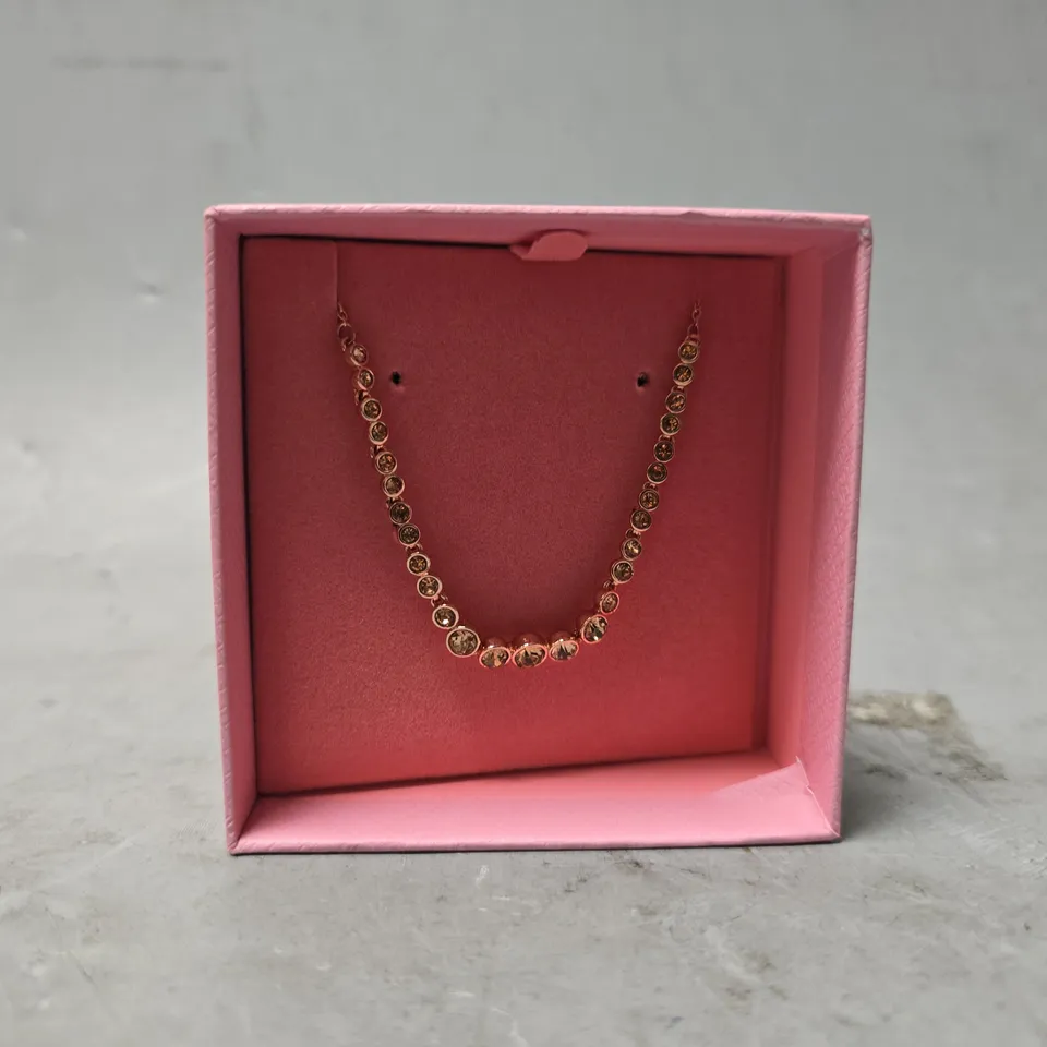 BOXED SWAROVSKI GOLDEN DRAW BANGLE 