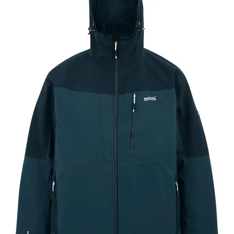 BRAND NEW REGATTA WENTWOOD IX WATERPROOF 3 IN 1 JACKET IN MOONLIGHT BLUE/NAVY SIZE MEDIUM