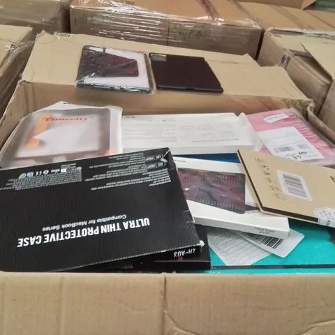 PALLET CONTAINING A LARGE QUANTITY OF TABLET CASES AND SCREEN PROTECTORS 