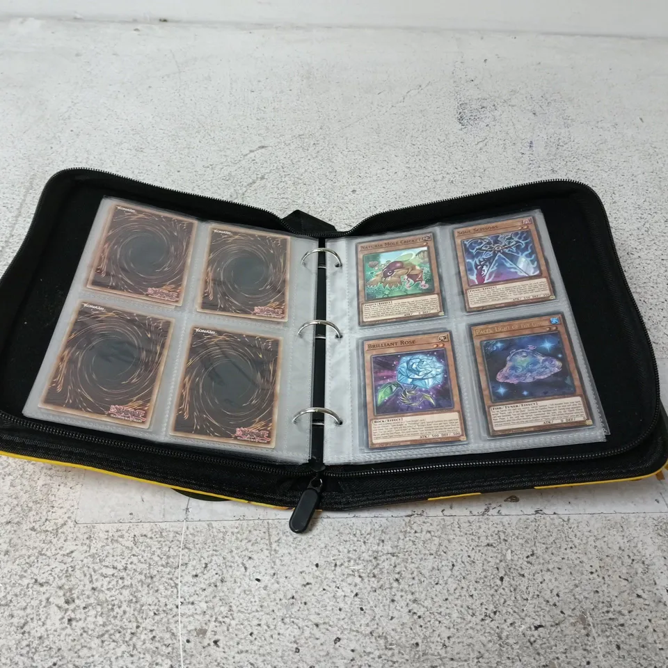 POKÉMON TRADING CARD BINDER WITH CARD COLLECTION (75 CARDS APPROX)