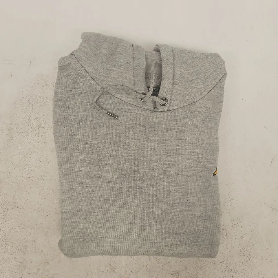 BRAVE SOUL LONG SLEEVE PULL-OVER HOODIE IN GREY SIZE MEDIUM