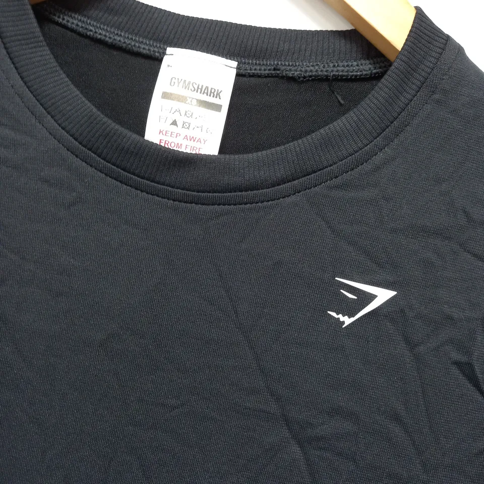 GYMSHARK EVERYDAY SEAMLESS T-SHIRT IN BLACK - XS