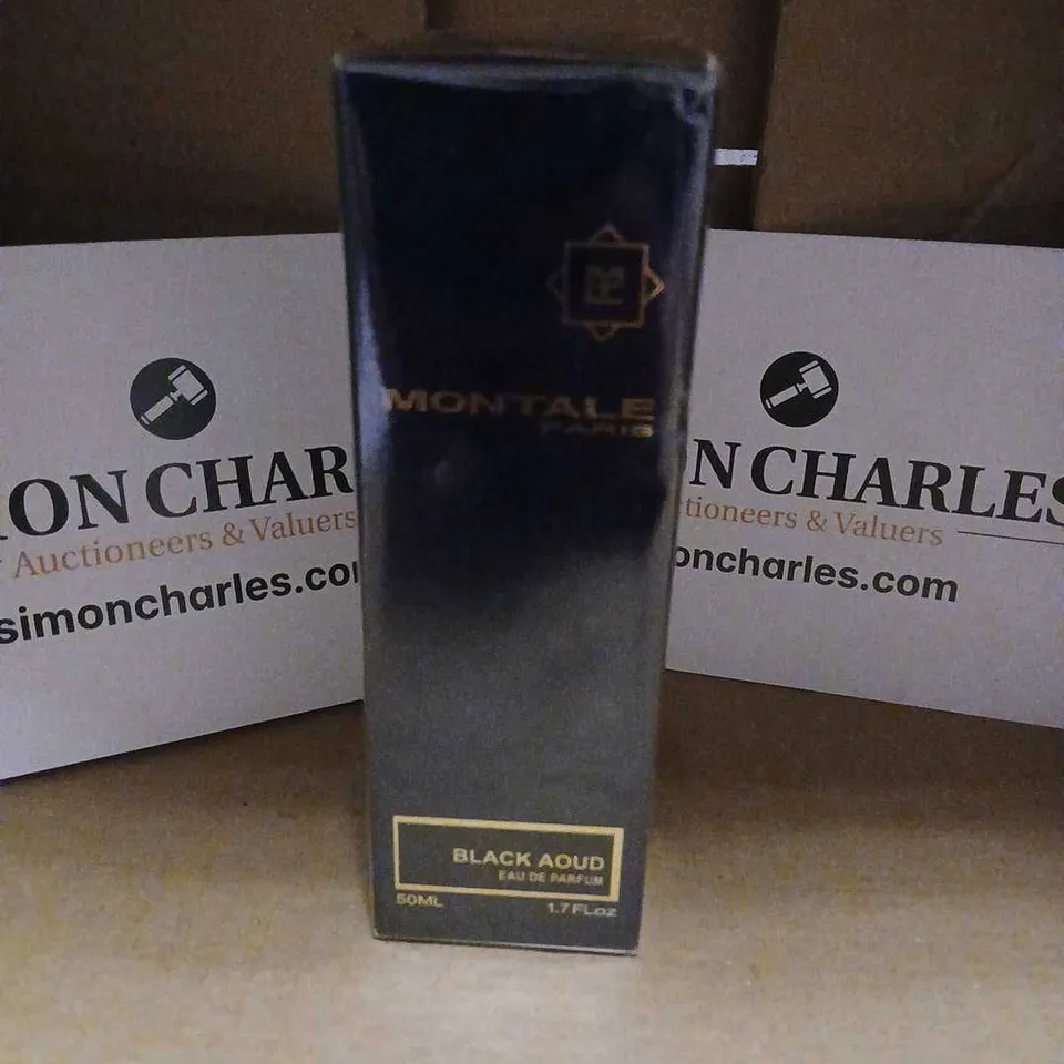 BOXED AND SEALED MONTALE PARIS BLACK AOUD EAU DE PARFUM 50ML