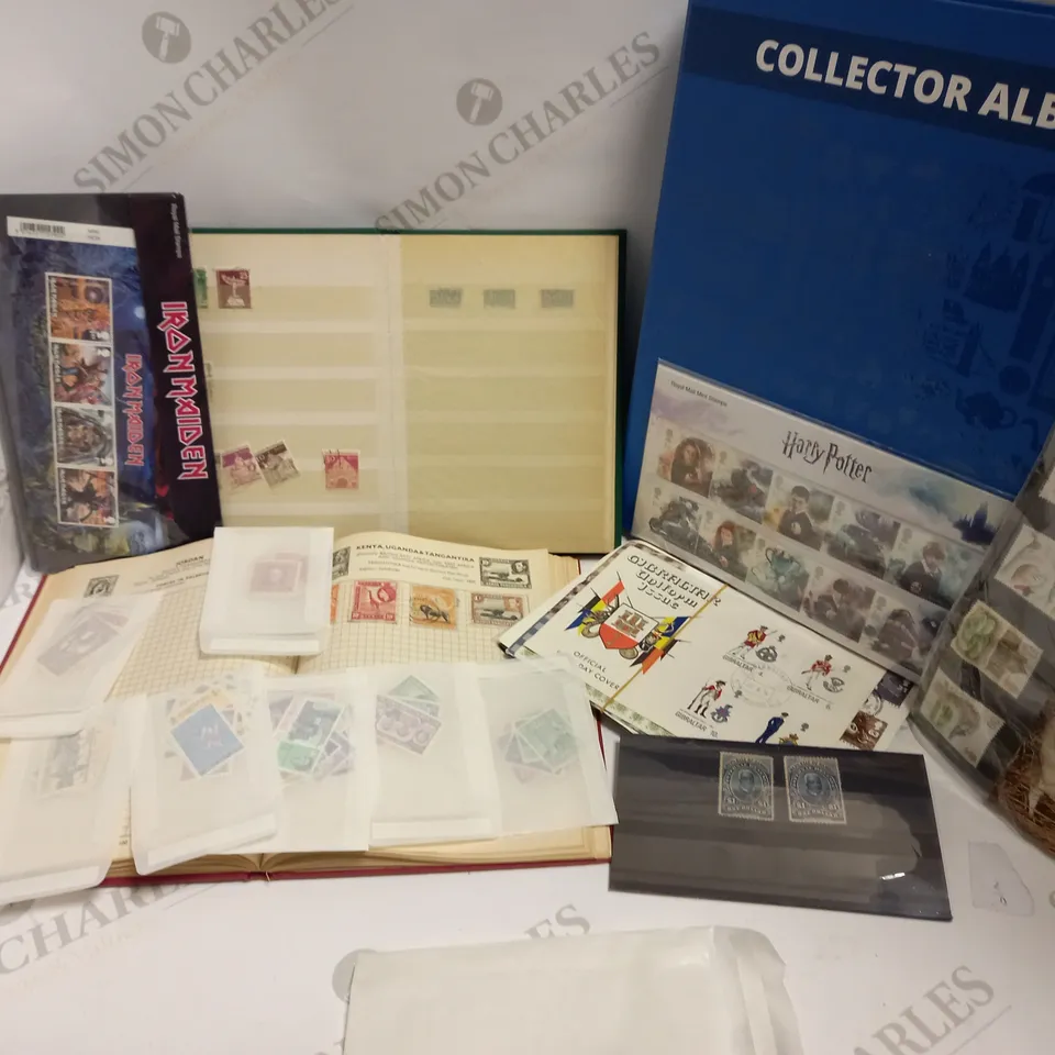 LARGE QUANTITY OF STAMPS AND STAMP COLLECTIONS