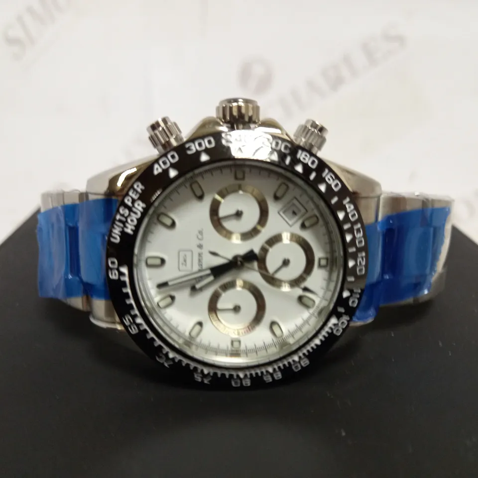 ZIHLMANN & CO CHRONOGRAPH STYLE BRACELET STRAP WATCH RRP £520