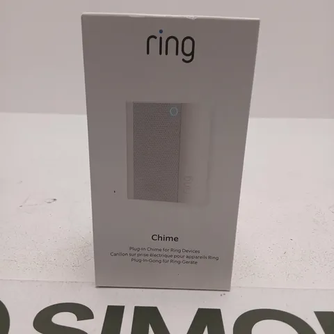 RING CHIME PLUG-IN FOR RING DEVICES – WHITE