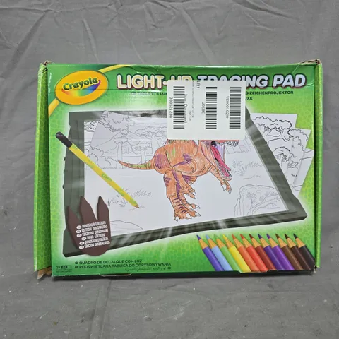BOXED CRAYOLA DINOSAUR LIGHT-UP TRACING PAD