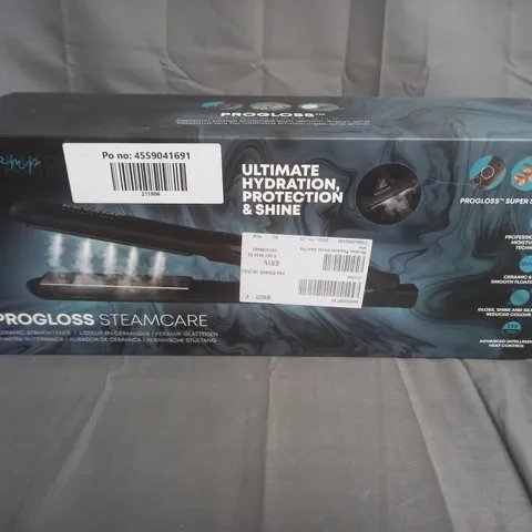 BOXED REVAMP PROGLOSS STEAMCARE CERAMIC STRAIGHTENERS