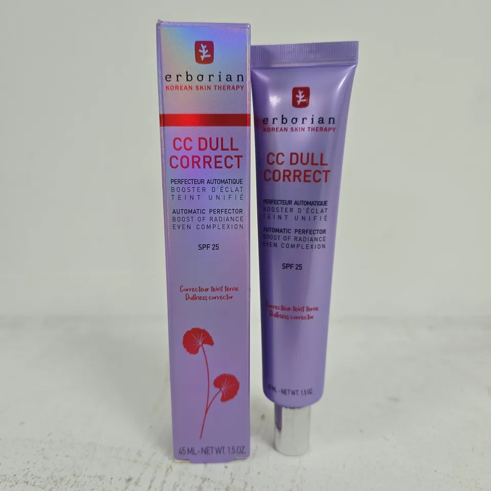 BOXED ERBORIAN CC DULL CORRECT AUTOMATIC PERFECTOR SPF25 (45ML)
