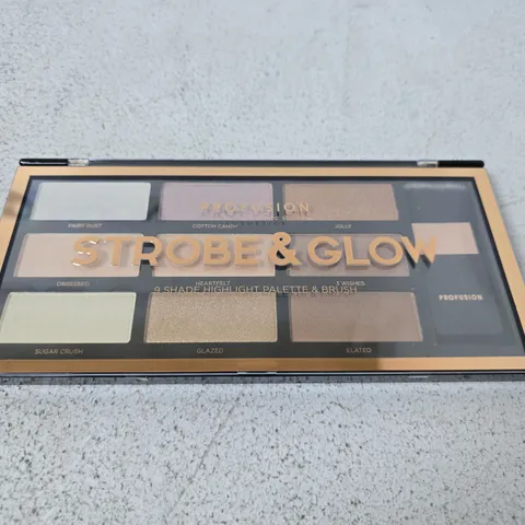PROFUSION STROBE & GLOW PALETTE β 9 -SHADE HIGHLIGHTER PALETTE