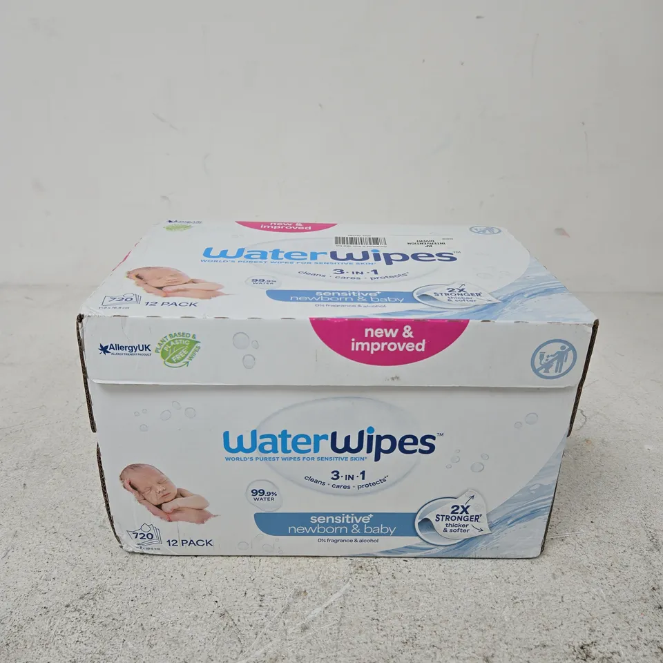 WATERWIPES BABY WIPES - 12 PACK