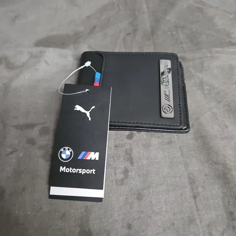 PUMA BMW MMS WALLET IN BLACK ONE SIZE