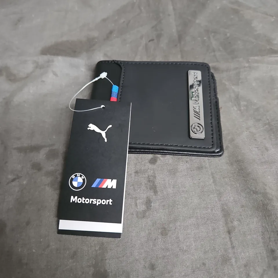 PUMA BMW MMS WALLET IN BLACK ONE SIZE