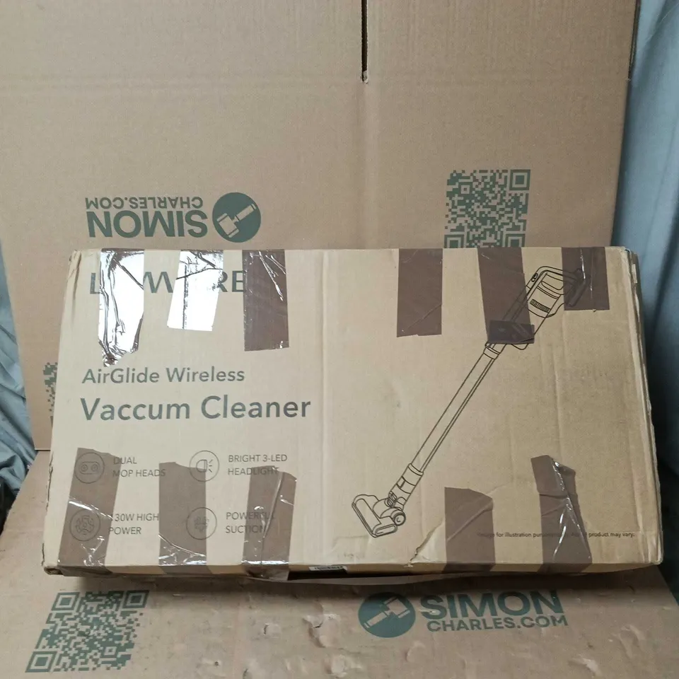 LIVMORE AIRGLIDE WIRELESS VACUUM CLEANER BOXED