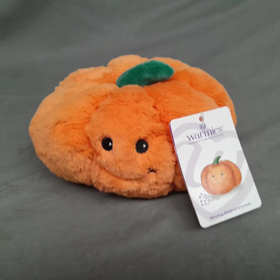 WARMIES - PUMPKIN CUDDLE TOY