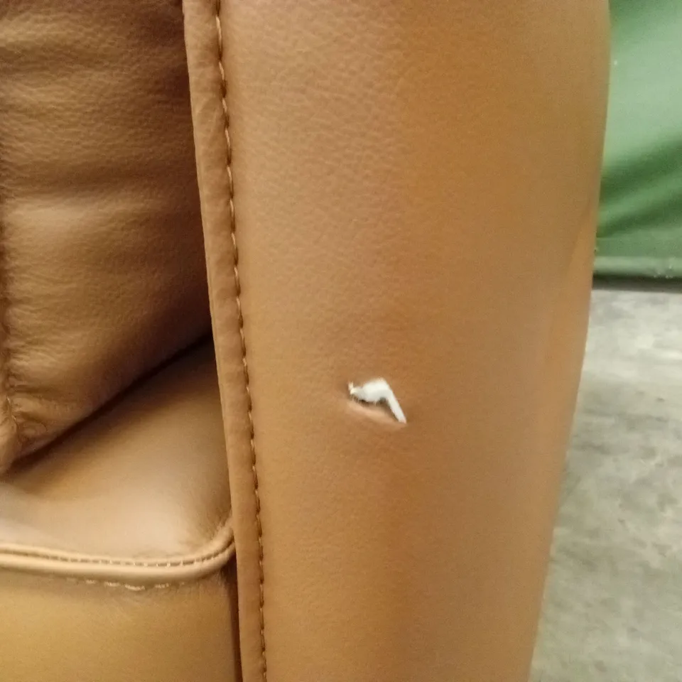 SASHA 2 SEATER LEATHER/FAUX LEATHER SOFA RRP £999